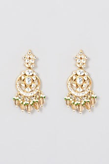 Gold Finish Quartz Necklace Set