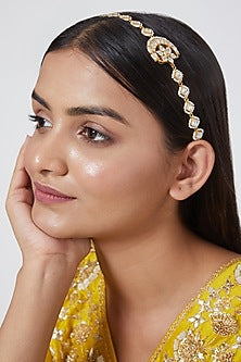 Gold Finish Chand Mathapatti