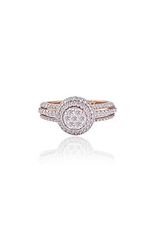 Rose Gold Plated Diamond Ring