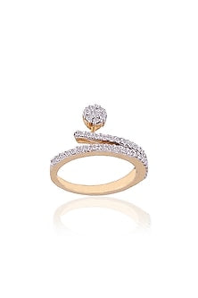 Gold Plated Diamond Ring