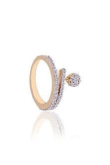 Gold Plated Diamond Ring