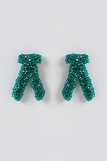 Emerald Green Xillion Swarovski Crystal Stud Earrings