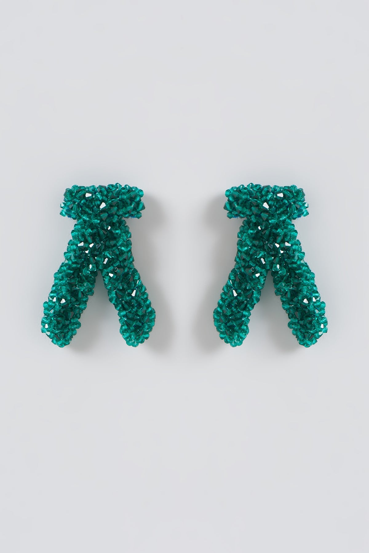 Emerald Green Xillion Swarovski Crystal Stud Earrings