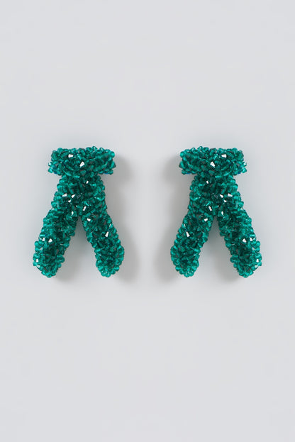 Emerald Green Xillion Swarovski Crystal Stud Earrings