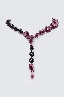 Black Swarovski Xilion Crystal Necklace