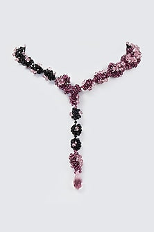 Black Swarovski Xilion Crystal Necklace