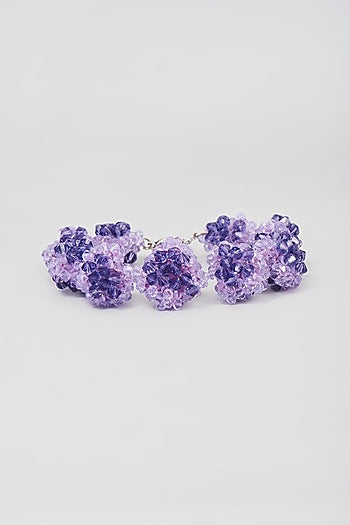 Lavender Swarovski Xilion Crystal Bracelet