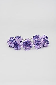Lavender Swarovski Xilion Crystal Bracelet