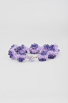 Lavender Swarovski Xilion Crystal Bracelet