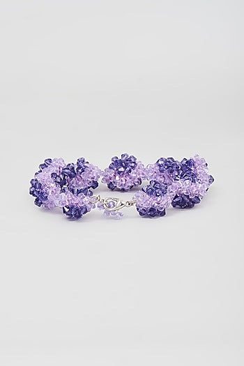 Lavender Swarovski Xilion Crystal Bracelet