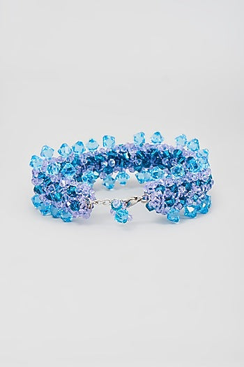 Aquamarine Swarovski Xilion Crystal Bracelet