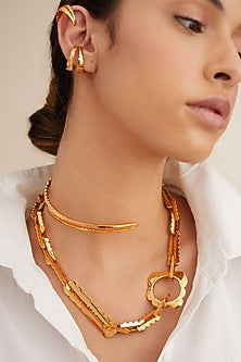 Gold Plated Choker Necklace