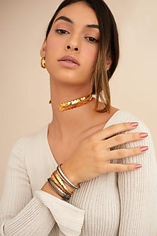 Gold Plated Choker Necklace