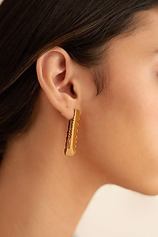 Gold Plated Long Earrings