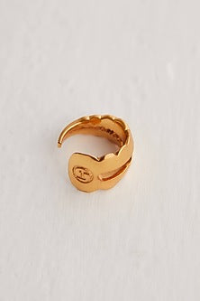 Gold Plated Scalloped Rings