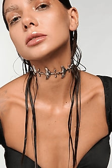 Silver Plated Choker Necklace