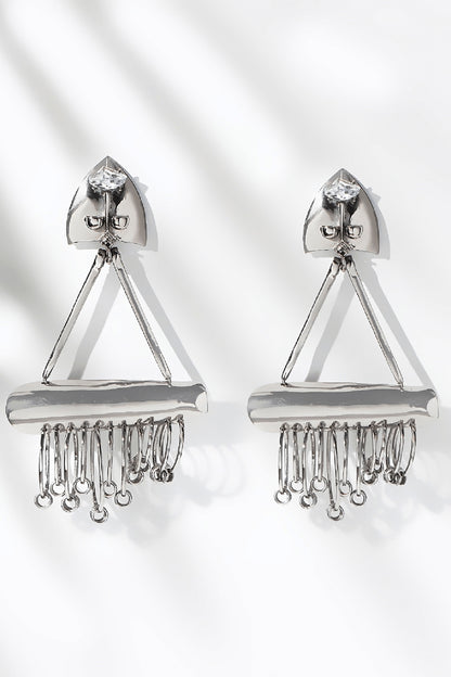 Silver Plated Hoop Earrings