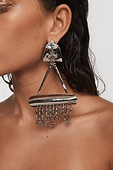 Silver Plated Hoop Earrings