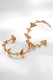 Gold Plated Hoop Earrings