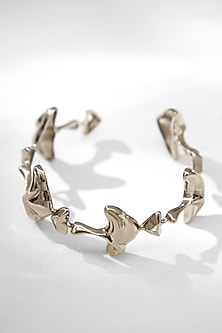 Gunmetal Plated Motifs Bangle