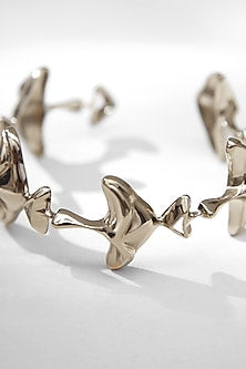 Gunmetal Plated Motifs Bangle