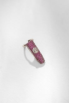 Silver Plated Fuchsia Fingertip Ring