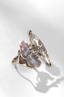 Silver Plated Swarovski Ring