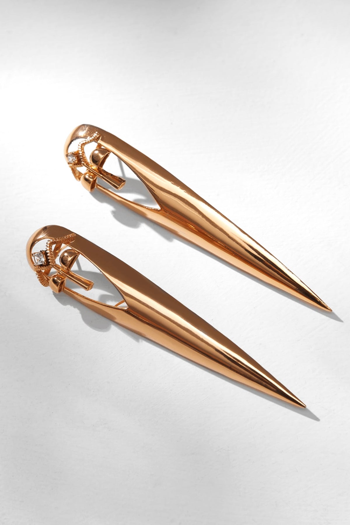 Gold Plated Cubic Zirconia Earrings