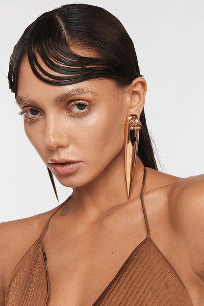 Gold Plated Cubic Zirconia Earrings