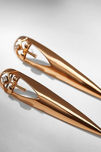 Gold Plated Cubic Zirconia Earrings