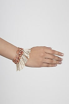 Rose Gold Plated Swarovski Crystal Hand Harness
