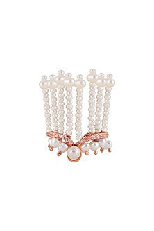 Rose Gold Plated Pearl Ring