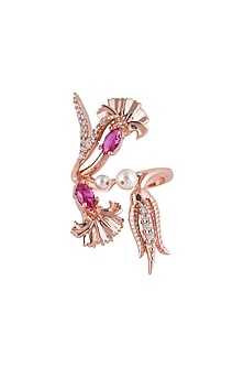 Rose Gold Plated Swarovski Crystal Ring