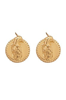 Gold Finish Swarovski Crystals Earcuffs