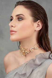 Gold Plated Swarovski Necklace