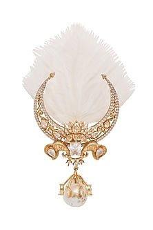 Gold Plated Swarovski Brooch