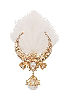 Gold Plated Swarovski Brooch