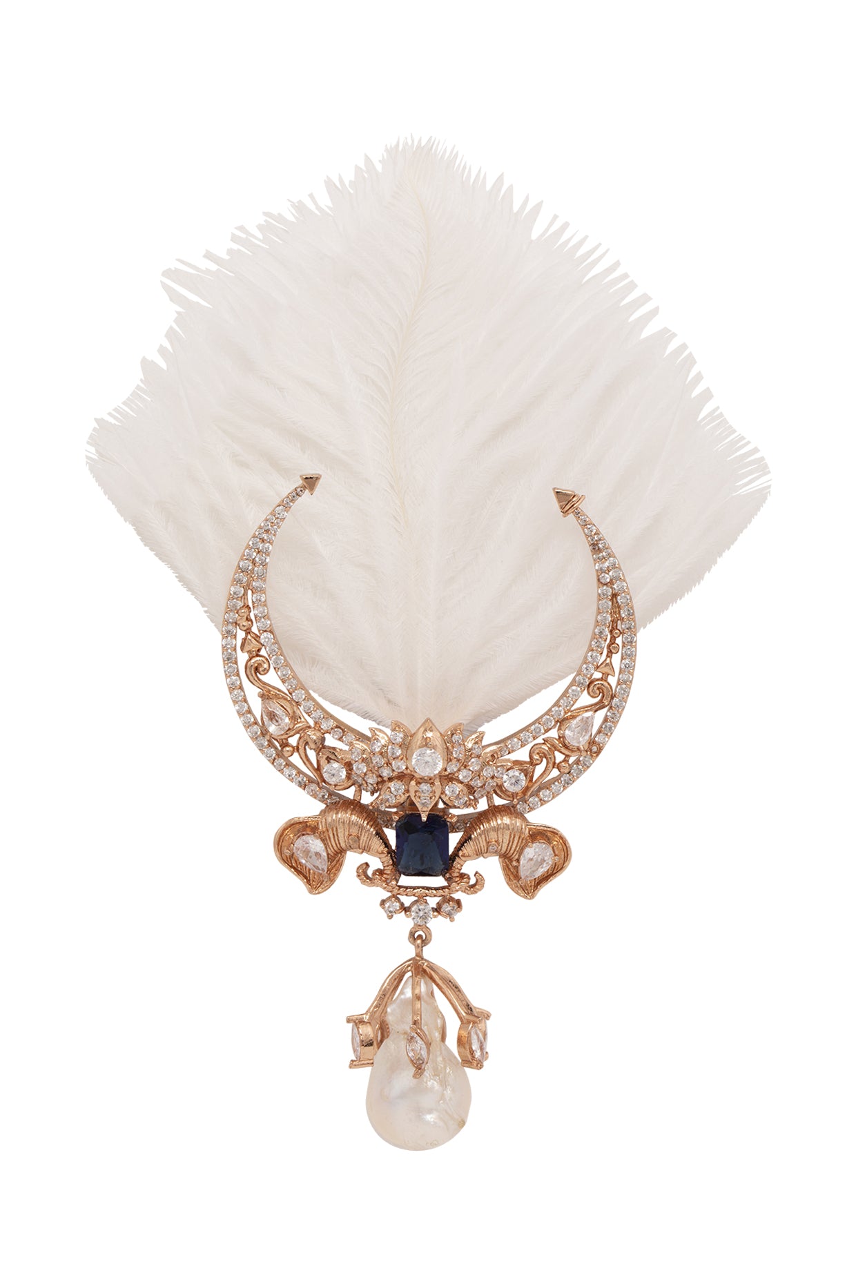 Rose Gold Plated Swarovski Brooch