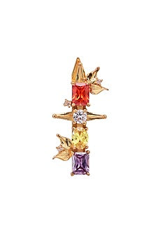 Gold Plated Crystal Hair Clips