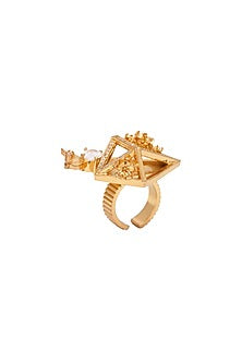 Gold Finish Handcrafted Ring