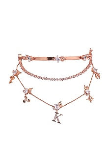 Rose Gold Plated Handcrafted Choker Necklace