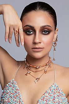 Rose Gold Plated Handcrafted Choker Necklace