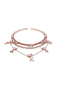 Rose Gold Plated Handcrafted Choker Necklace