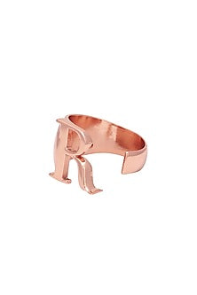 Rose Gold Plated Handcrafted Customizable Ring