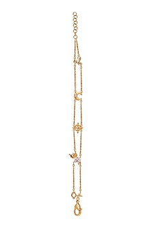 Gold Plated Handcrafted Anklet
