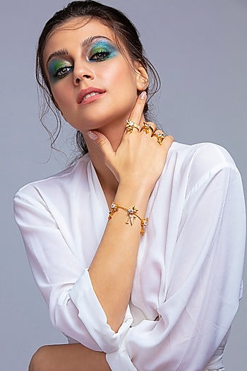 Gold Plated Handcrafted Bracelet