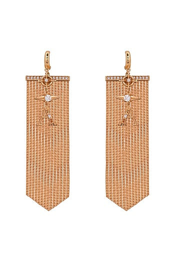 Gold Finish Handcrafted Earrings