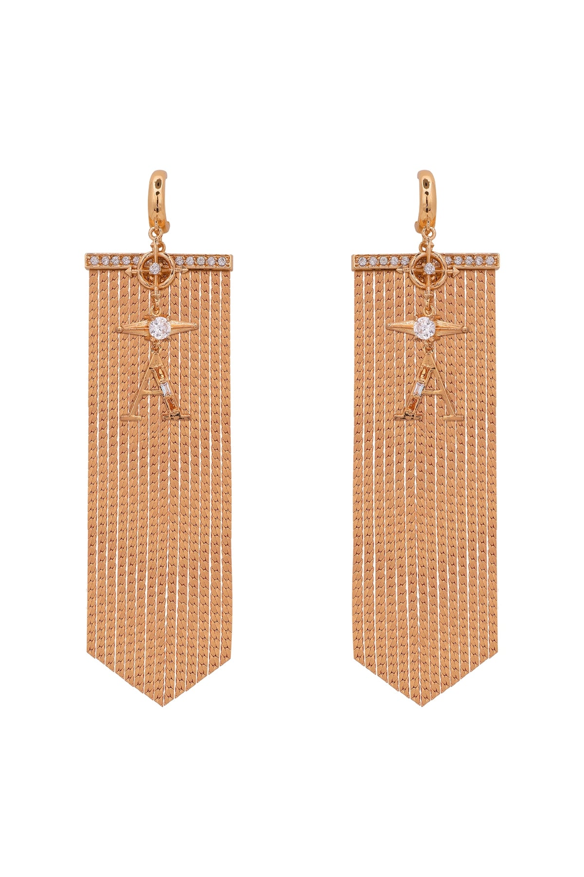 Gold Finish Handcrafted Earrings