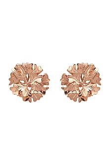 Rose Gold Plated Stud Earrings