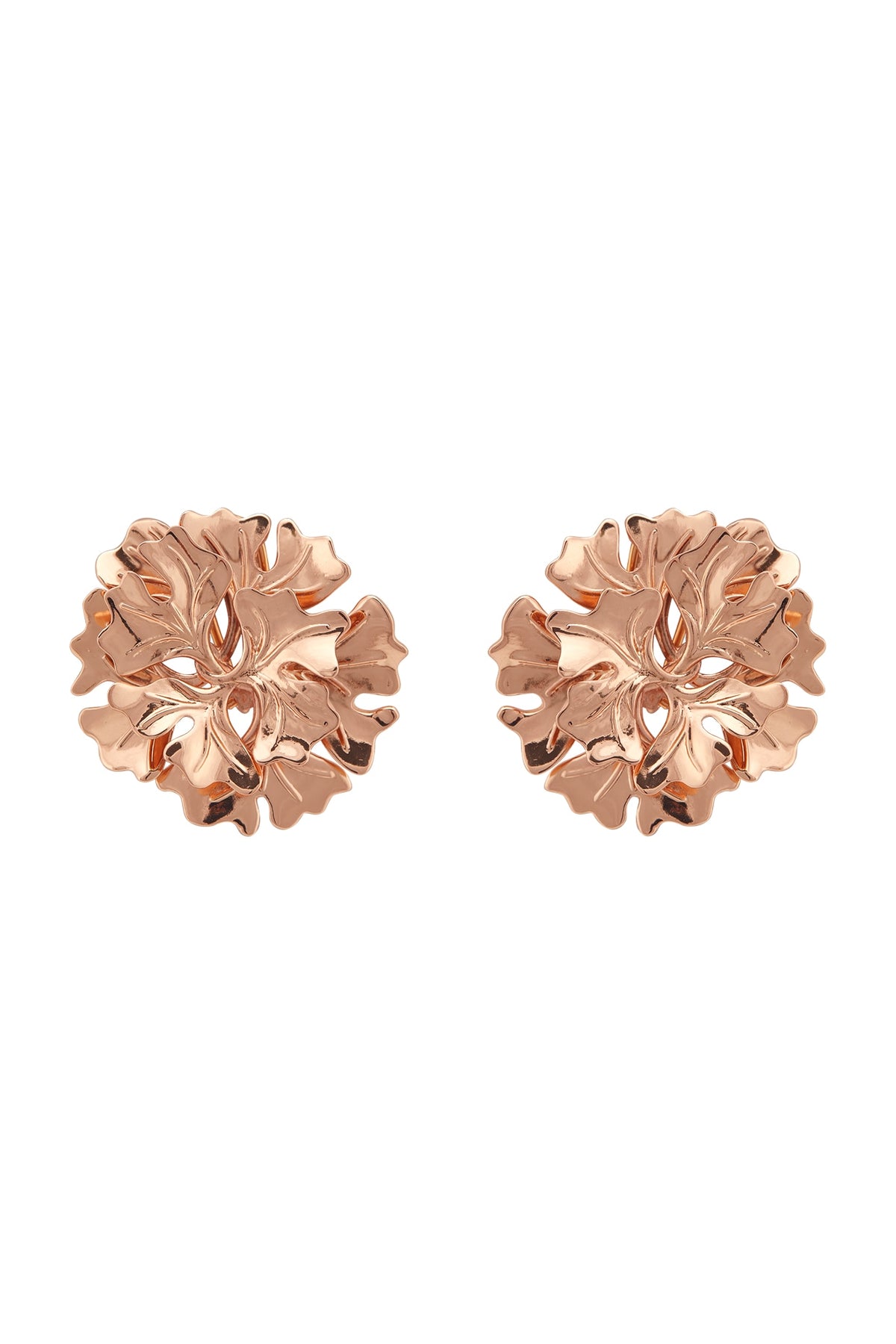 Rose Gold Plated Stud Earrings